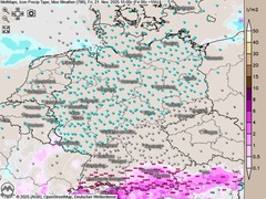 Weitere Schneefälle im Süden